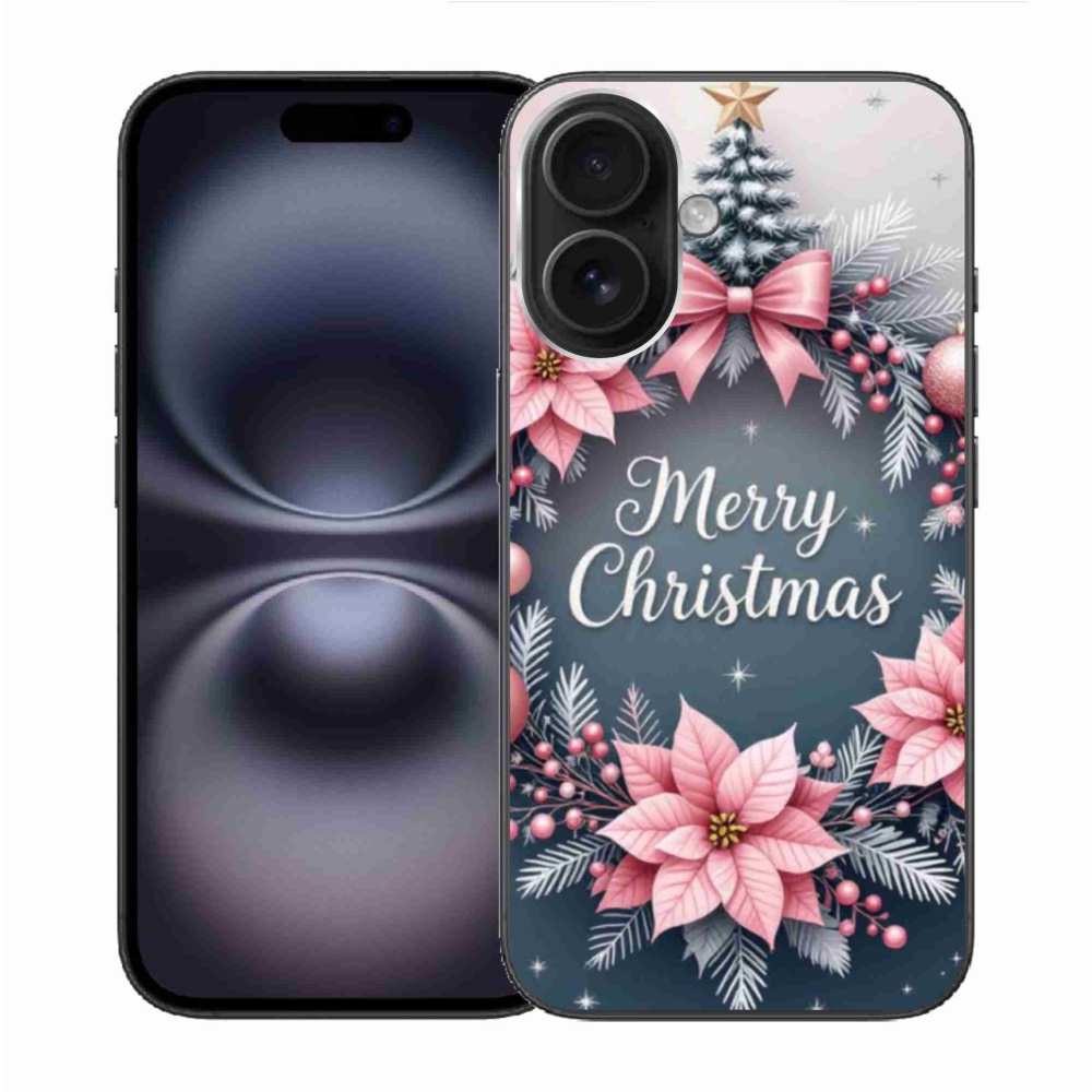 Gelový kryt mmCase na iPhone 16 - merry christmas