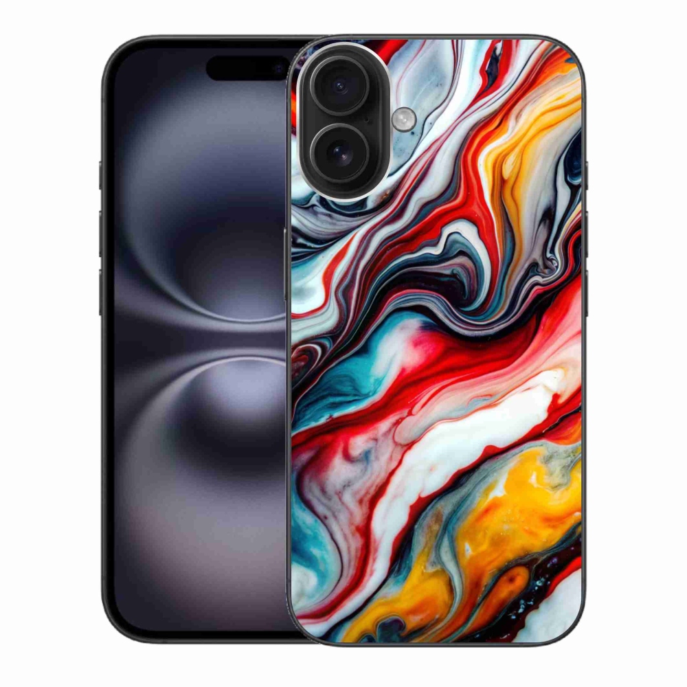 Gelový kryt mmCase na iPhone 16 Plus - abstraktní motiv 35