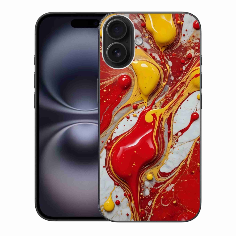 Gelový kryt mmCase na iPhone 16 Plus - abstraktní motiv 42