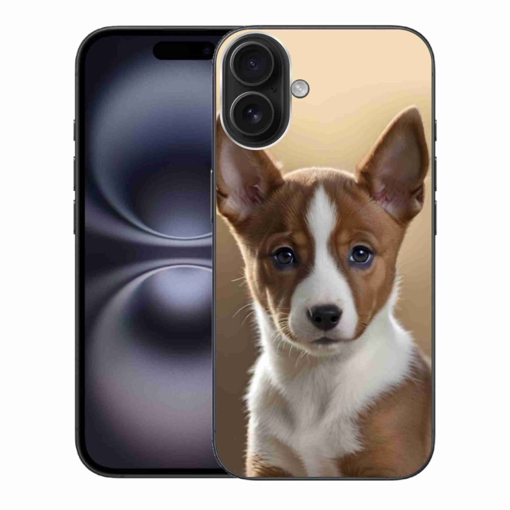 Gelový kryt mmCase na iPhone 16 Plus - basenji