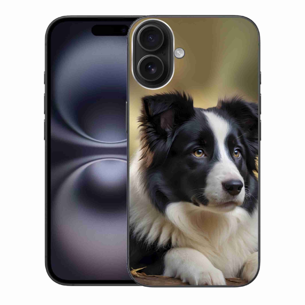 Gelový kryt mmCase na iPhone 16 Plus - border kolie 2