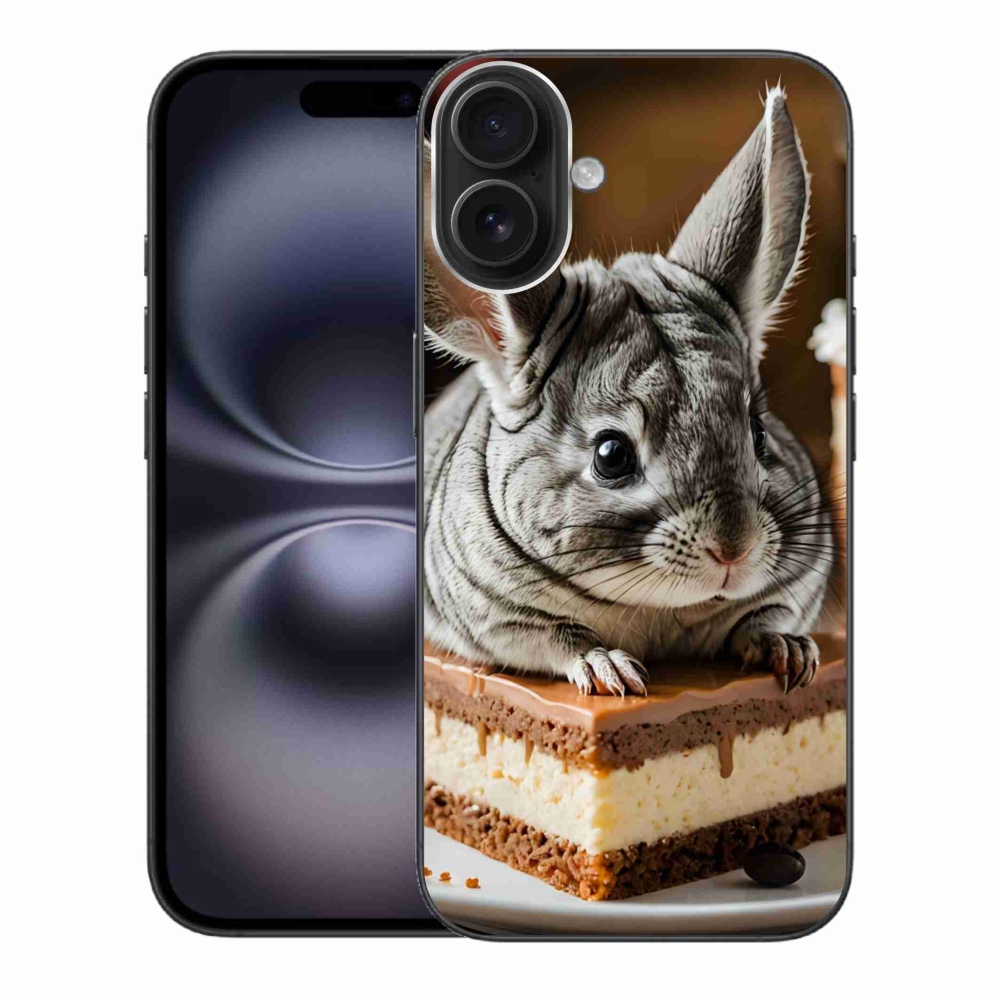 Gelový kryt mmCase na iPhone 16 Plus - činčila