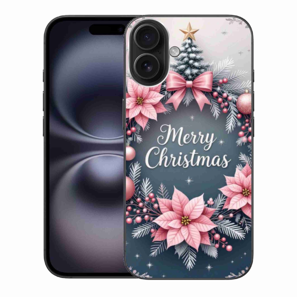 Gelový kryt mmCase na iPhone 16 Plus - merry christmas