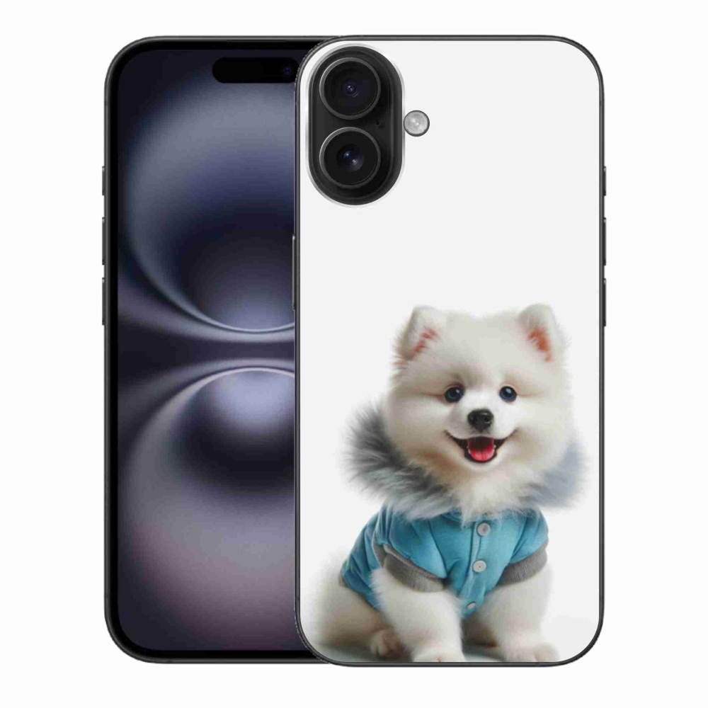 Gelový kryt mmCase na iPhone 16 Plus - pomeranian