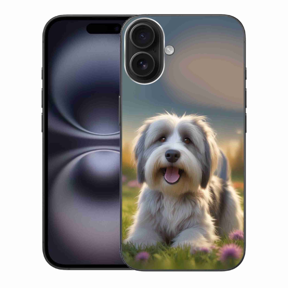 Gelový kryt mmCase na iPhone 16 Plus - roztomilý havanský psík
