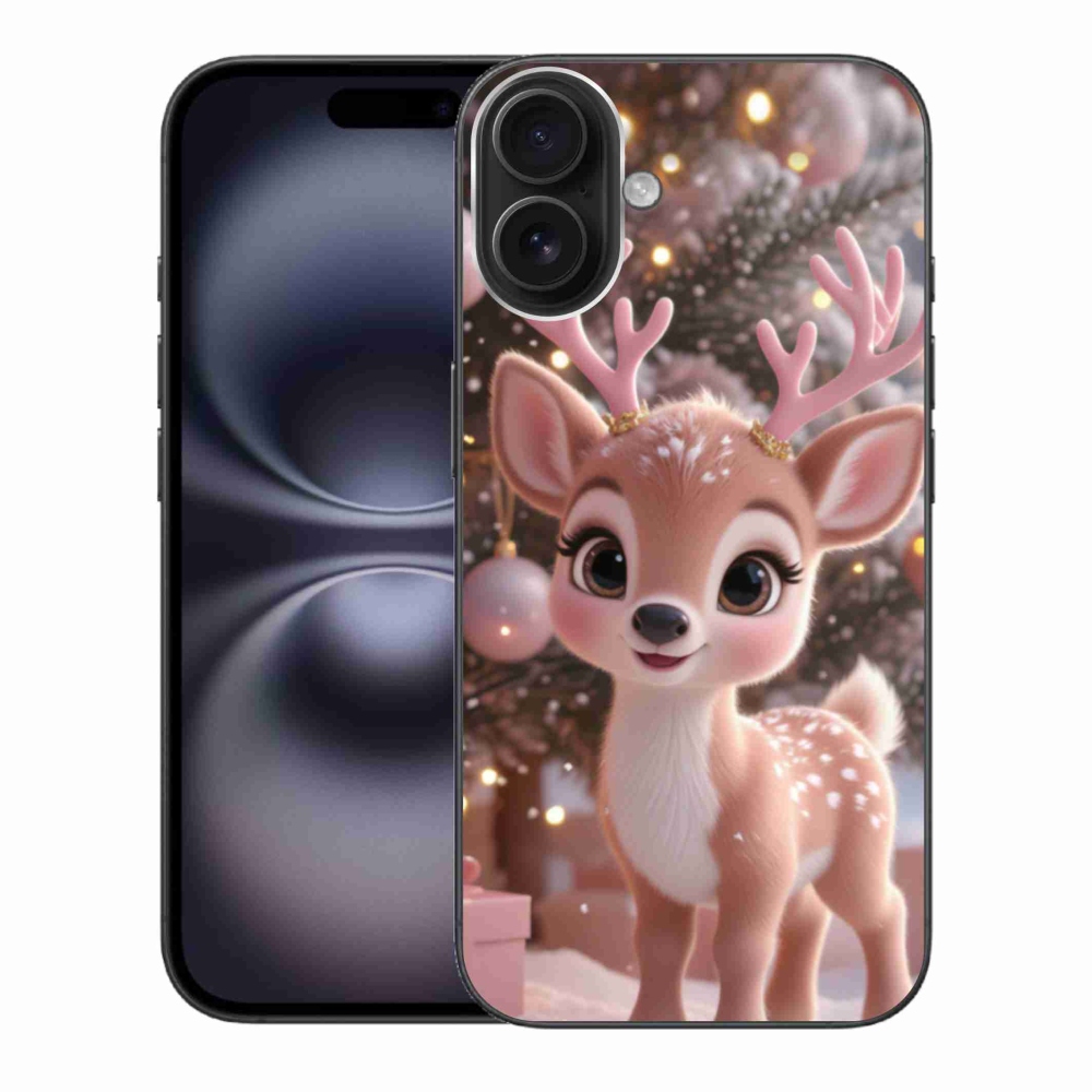 Gelový kryt mmCase na iPhone 16 Plus - roztomilý sob