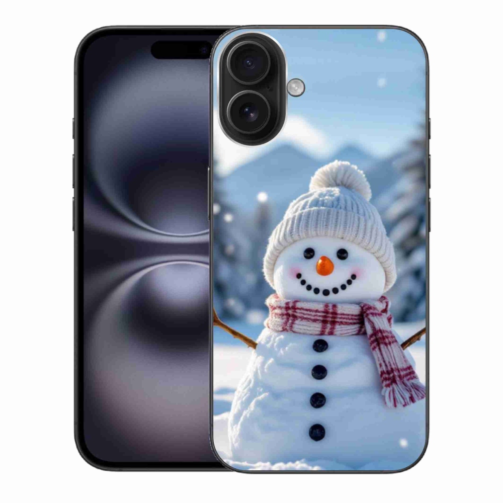 Gelový kryt mmCase na iPhone 16 Plus - sněhulák 3