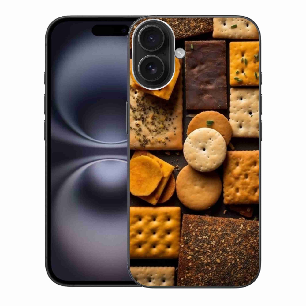 Gelový kryt mmCase na iPhone 16 Plus - sušenky