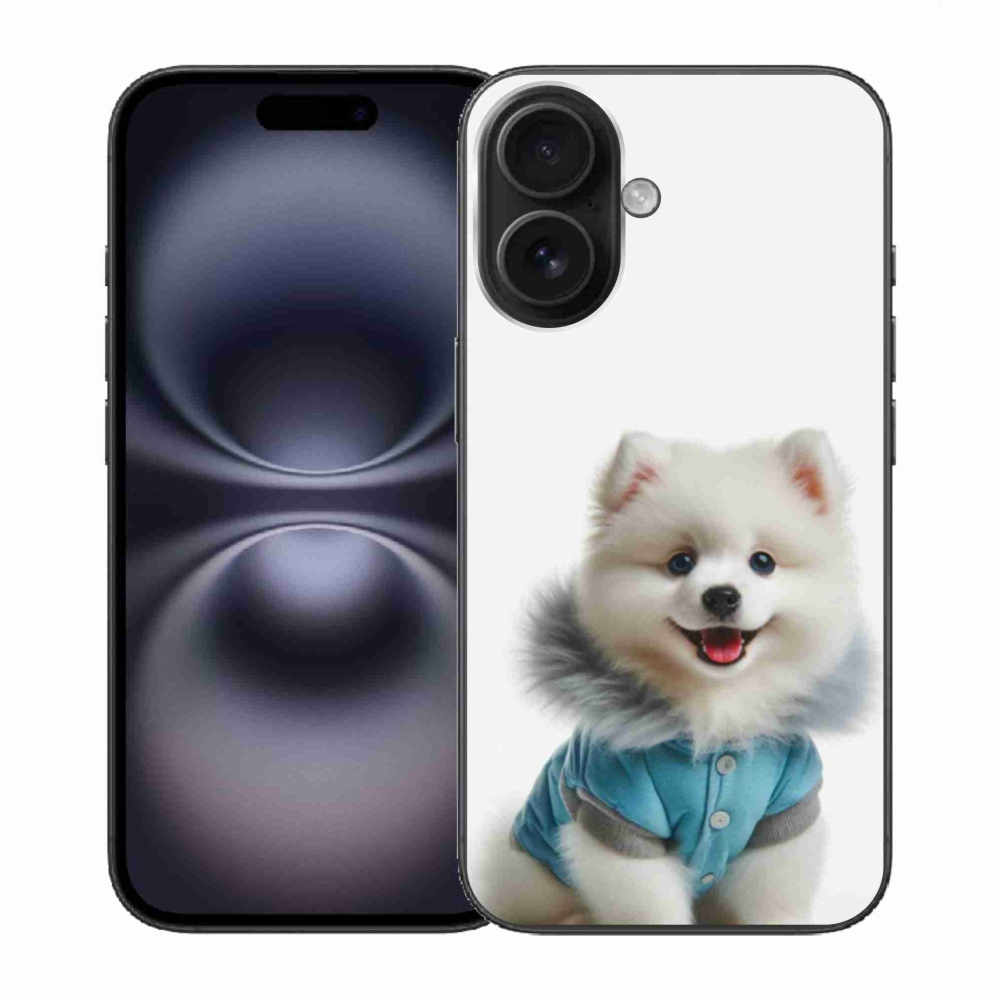 Gelový kryt mmCase na iPhone 16 - pomeranian