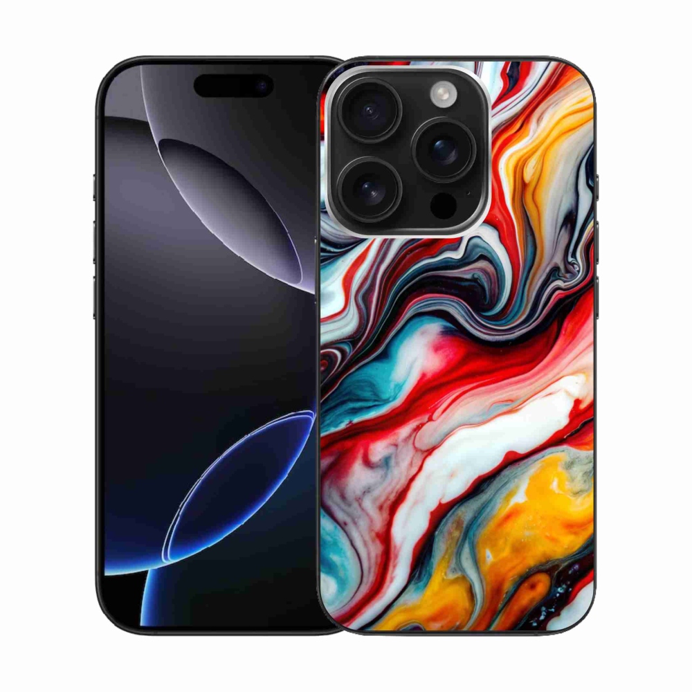 Gelový kryt mmCase na iPhone 16 Pro - abstraktní motiv 35