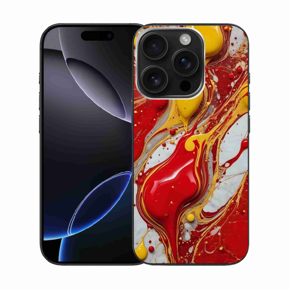 Gelový kryt mmCase na iPhone 16 Pro - abstraktní motiv 42