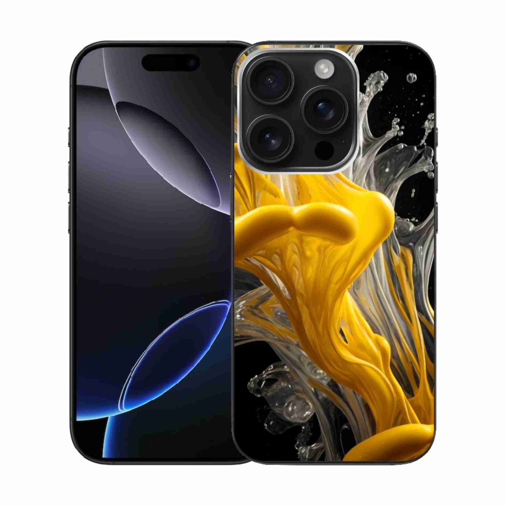 Gelový kryt mmCase na iPhone 16 Pro - abstraktní motiv 48