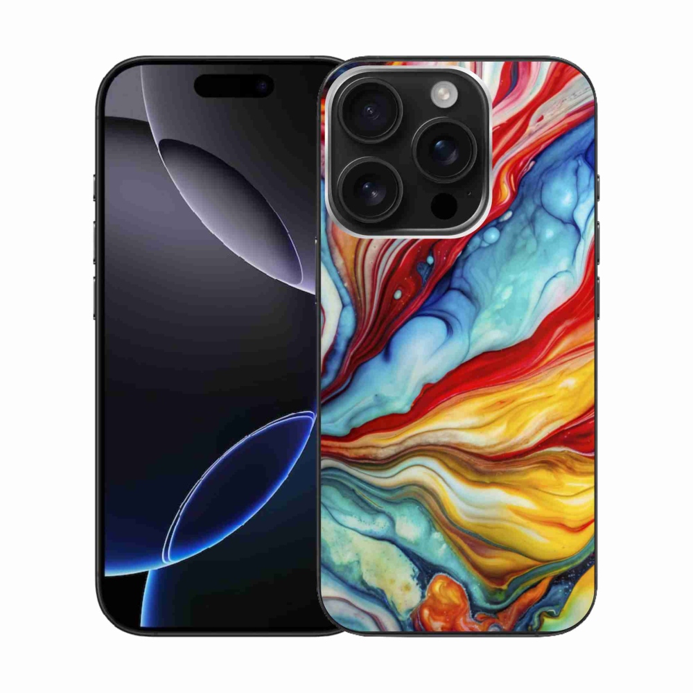 Gelový kryt mmCase na iPhone 16 Pro - abstraktní motiv 58