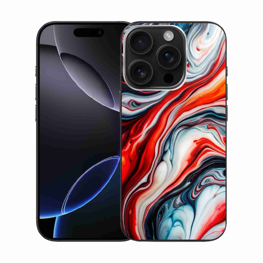 Gelový kryt mmCase na iPhone 16 Pro - abstraktní motiv 63