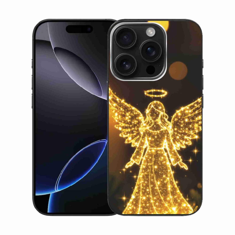 Gelový kryt mmCase na iPhone 16 Pro - anděl