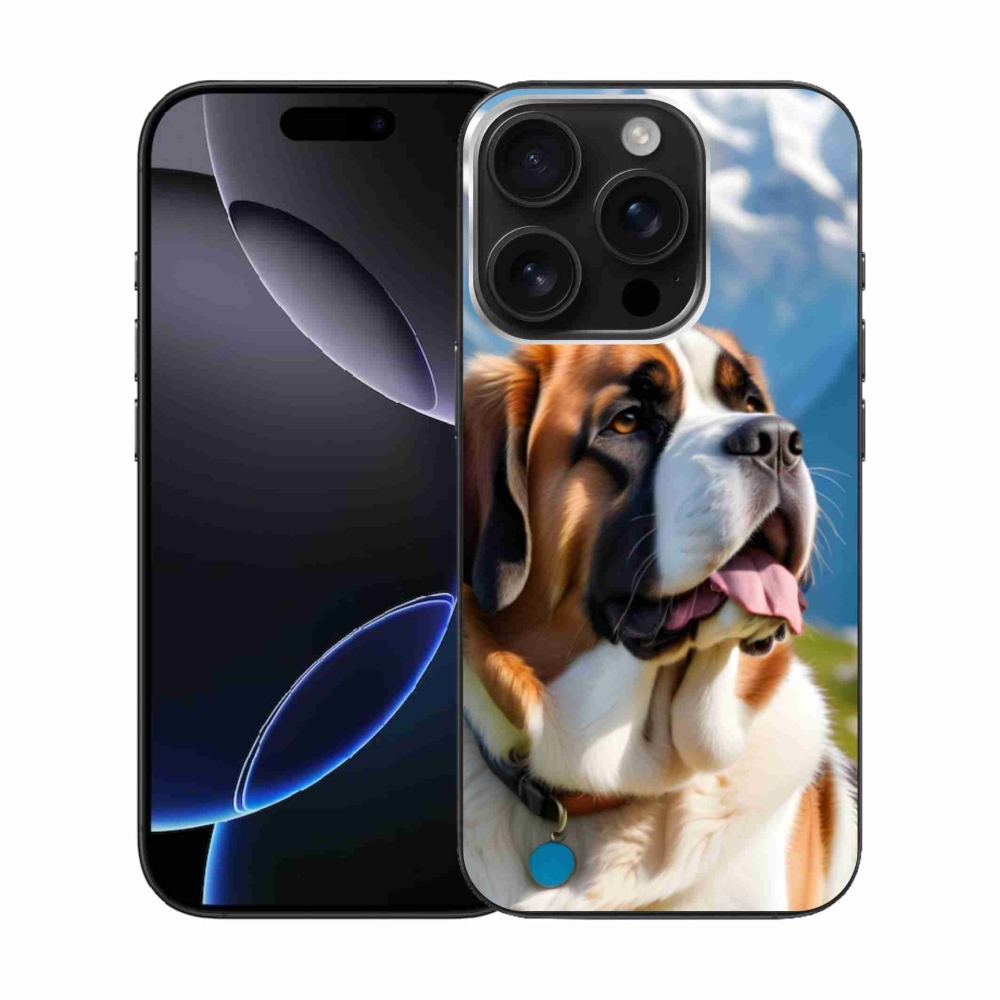 Gelový kryt mmCase na iPhone 16 Pro - bernardýn