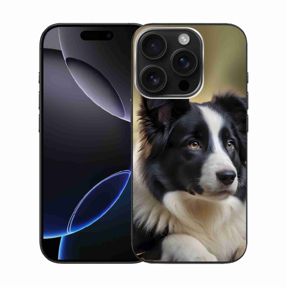 Gelový kryt mmCase na iPhone 16 Pro - border kolie 2