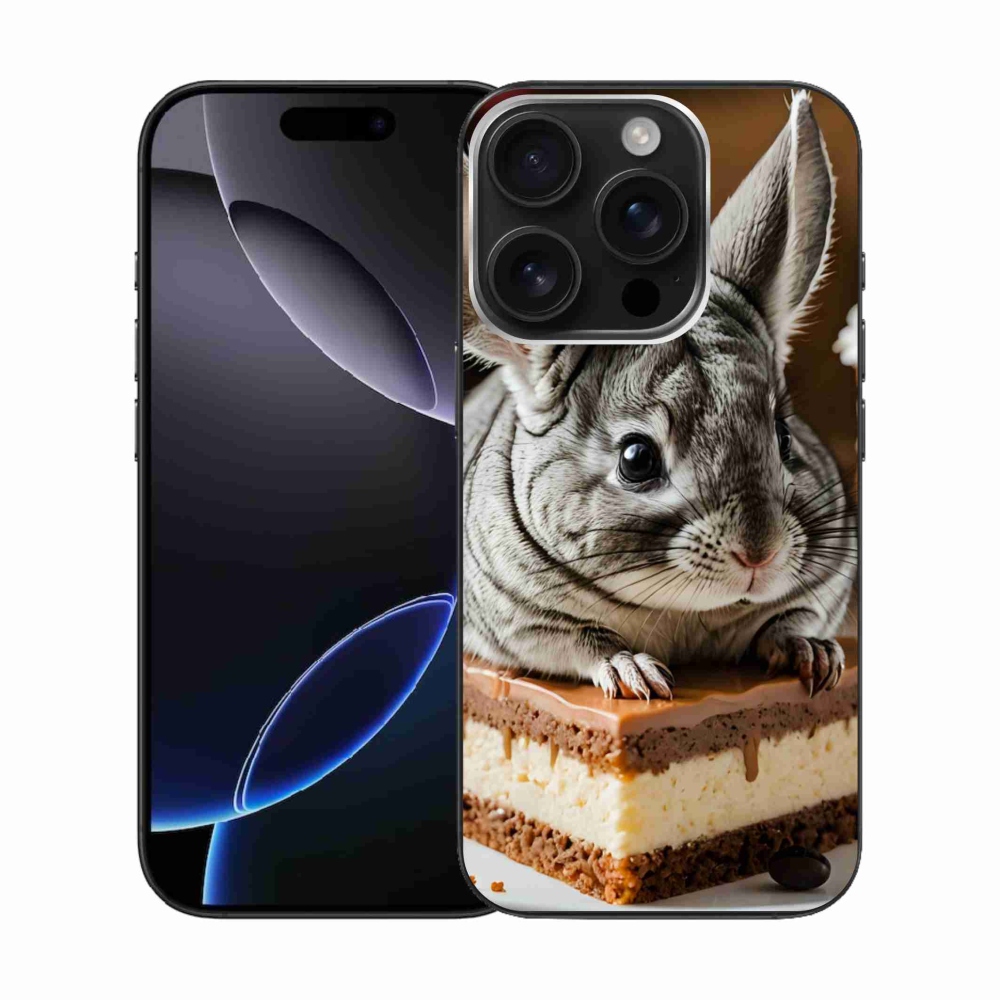 Gelový kryt mmCase na iPhone 16 Pro - činčila