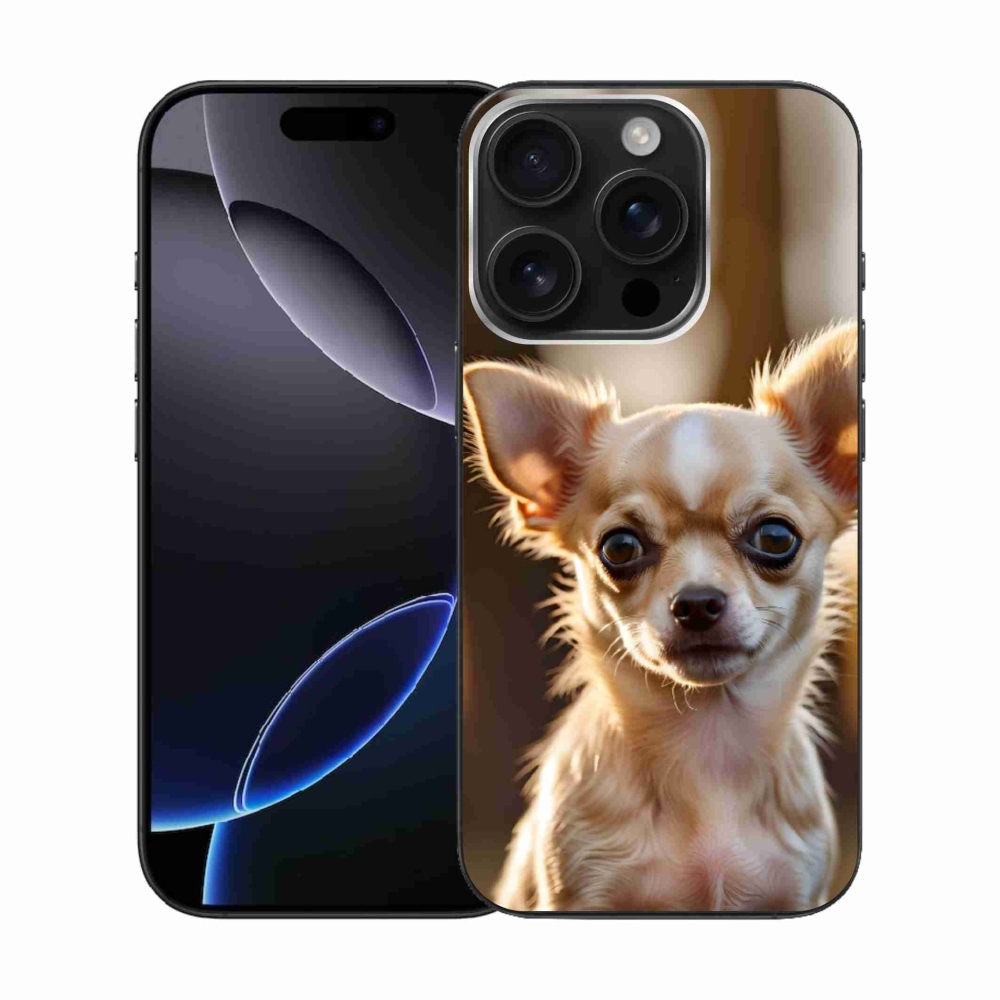 Gelový kryt mmCase na iPhone 16 Pro - čivava 6