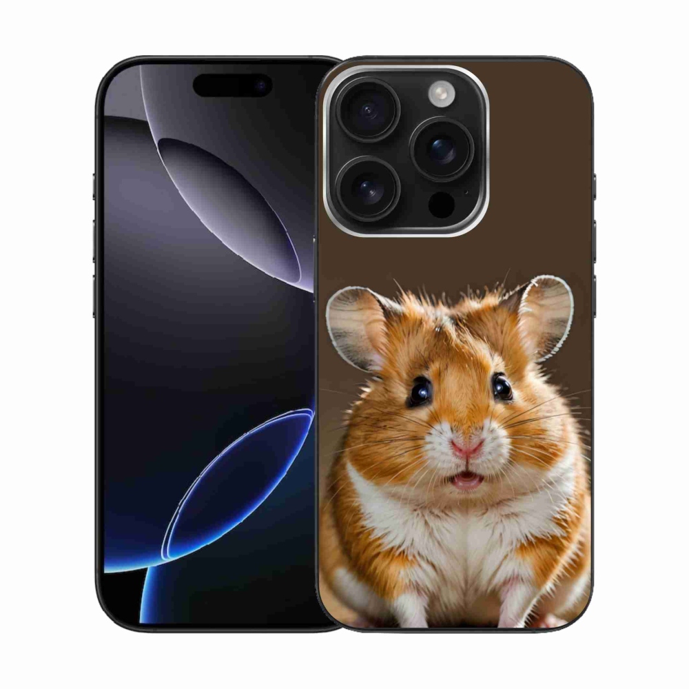 Gelový kryt mmCase na iPhone 16 Pro - křeček