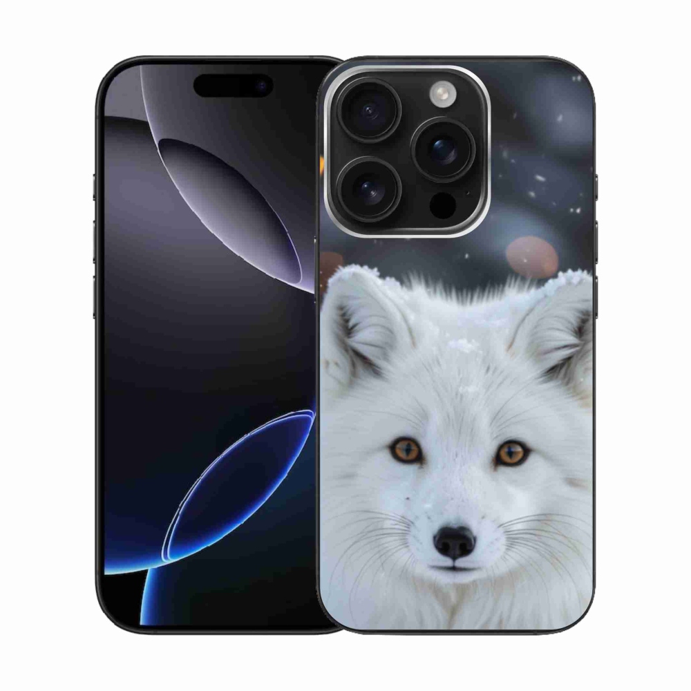 Gelový kryt mmCase na iPhone 16 Pro - liška polární