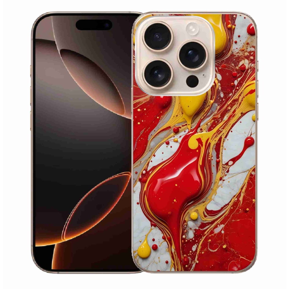 Gelový kryt mmCase na iPhone 16 Pro Max - abstraktní motiv 42
