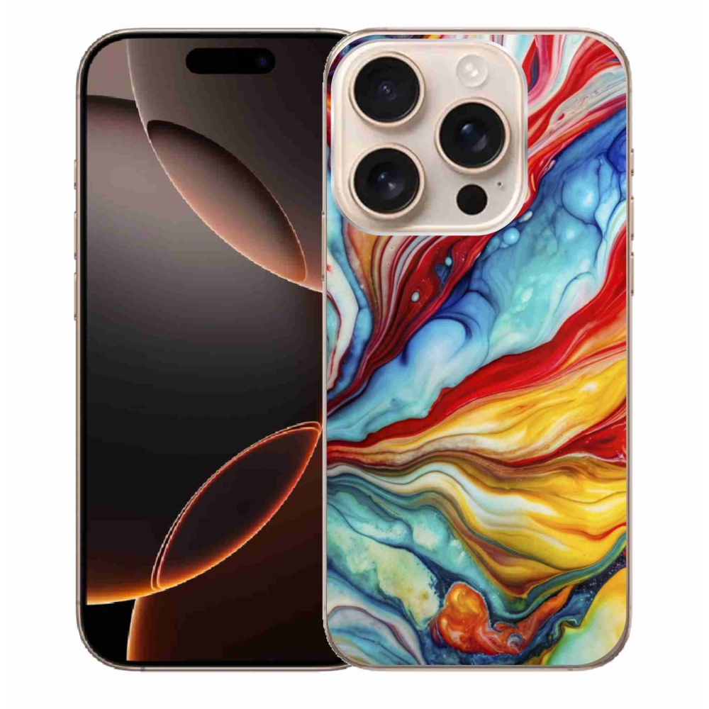 Gelový kryt mmCase na iPhone 16 Pro Max - abstraktní motiv 58