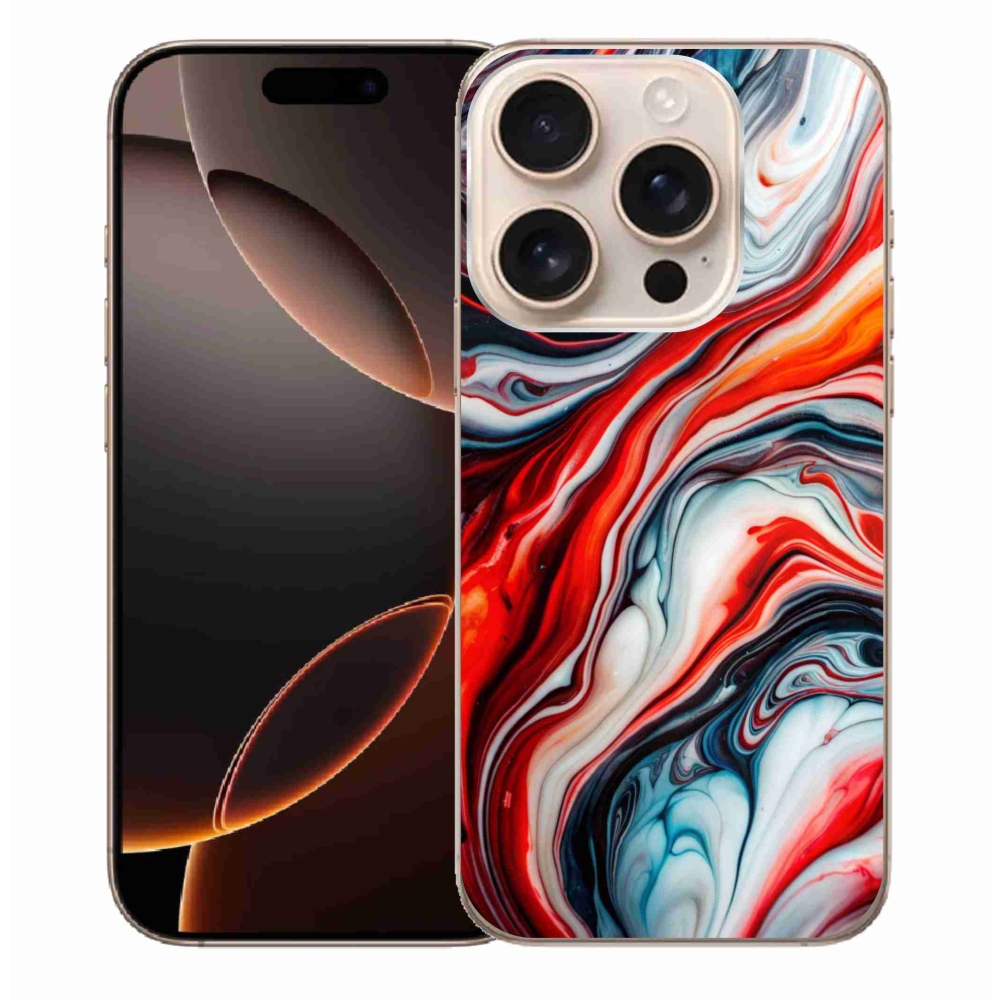 Gelový kryt mmCase na iPhone 16 Pro Max - abstraktní motiv 63