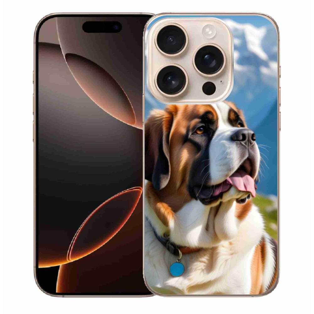 Gelový kryt mmCase na iPhone 16 Pro Max - bernardýn