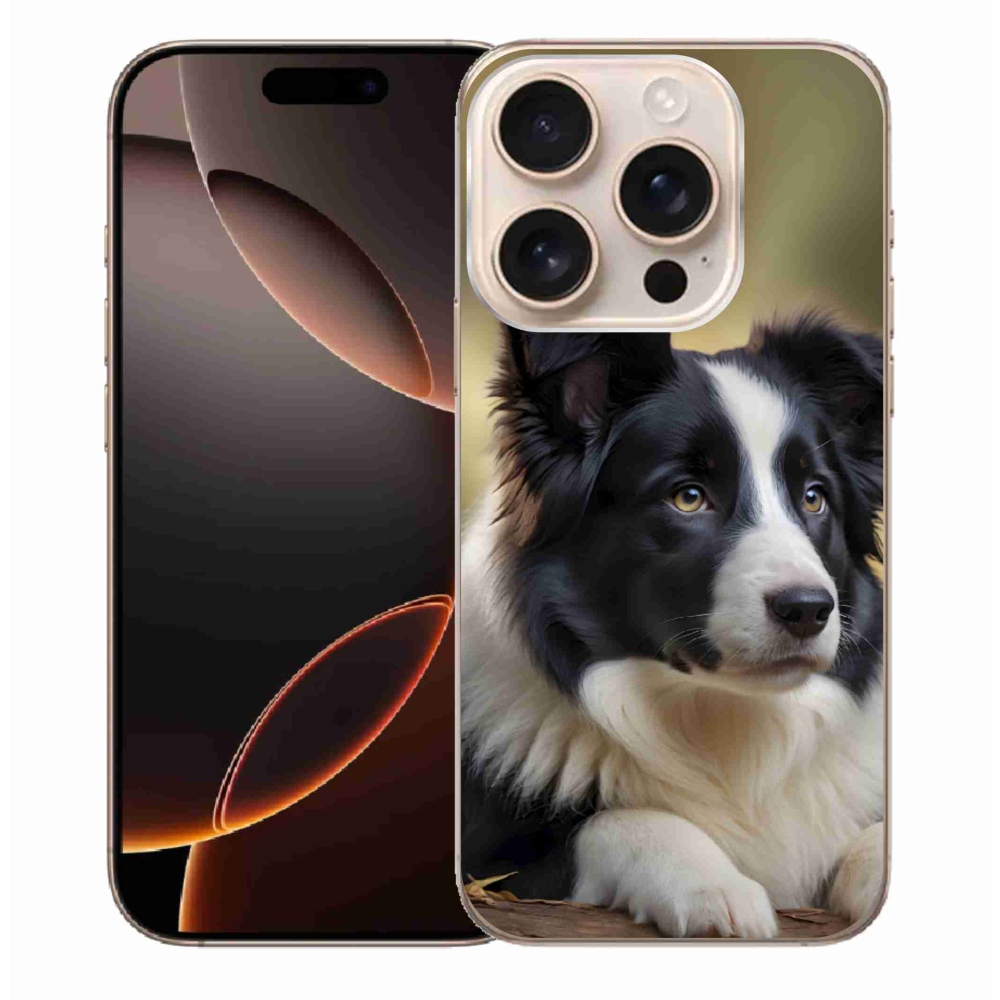 Gelový kryt mmCase na iPhone 16 Pro Max - border kolie 2