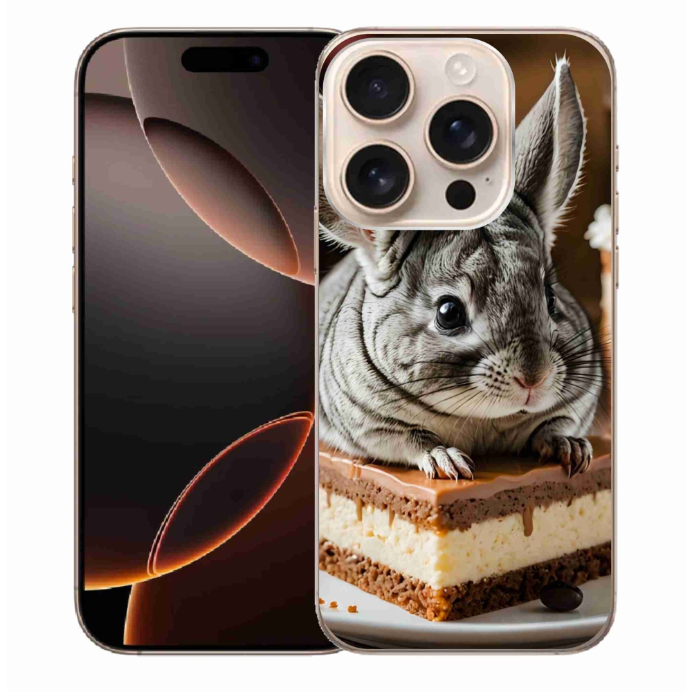 Gelový kryt mmCase na iPhone 16 Pro Max - činčila