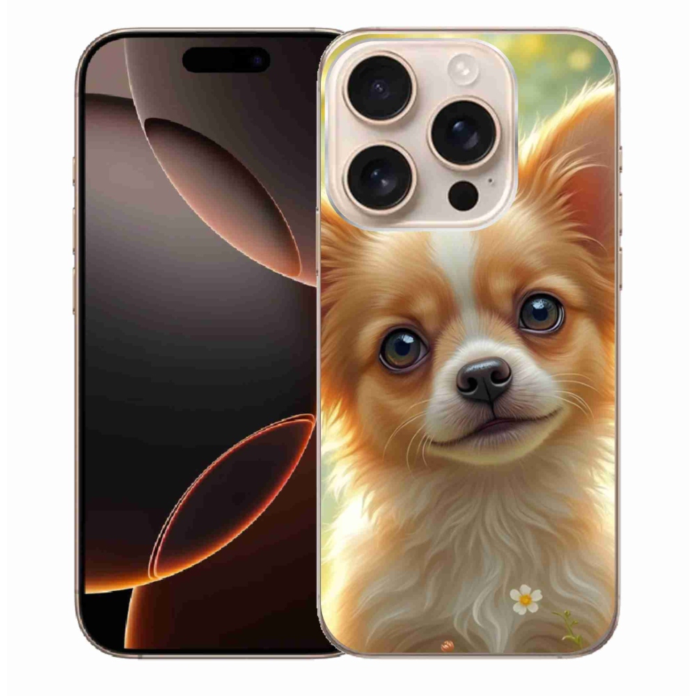 Gelový kryt mmCase na iPhone 16 Pro Max - čivava 5