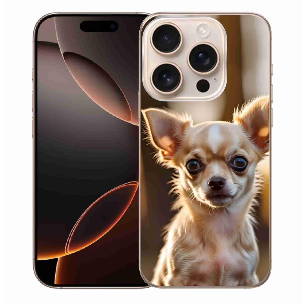 Gelový kryt mmCase na iPhone 16 Pro Max - čivava 6