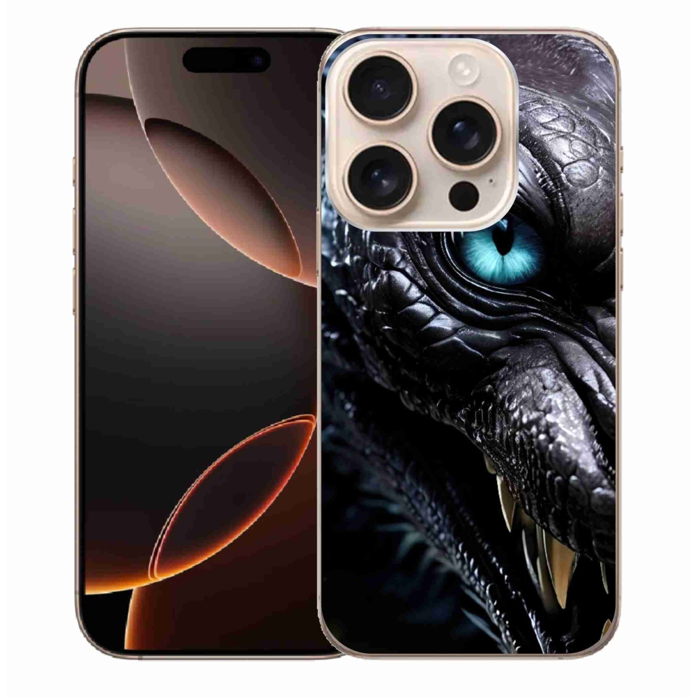 Gelový kryt mmCase na iPhone 16 Pro Max - dračí pohled