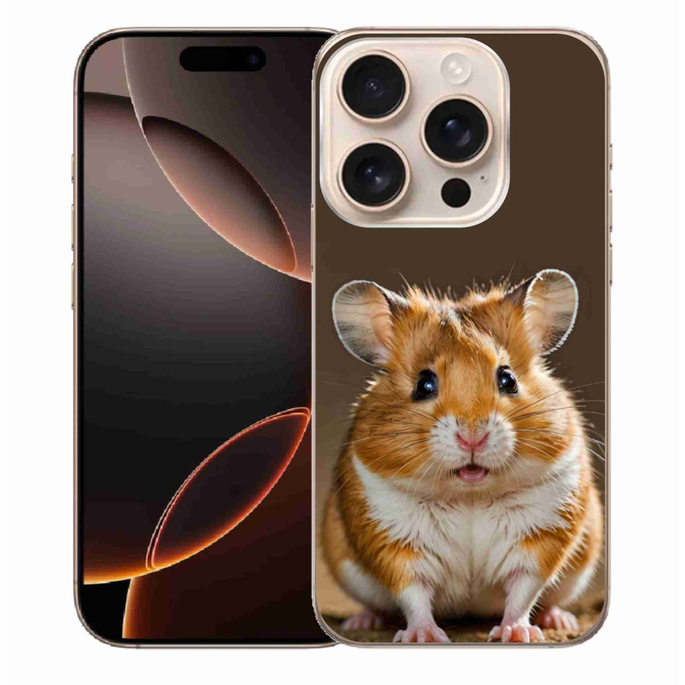 Gelový kryt mmCase na iPhone 16 Pro Max - křeček