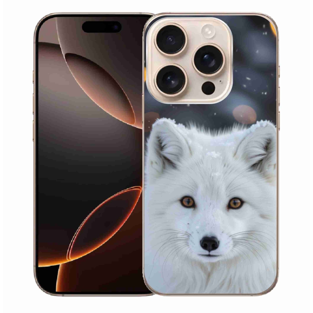 Gelový kryt mmCase na iPhone 16 Pro Max - liška polární