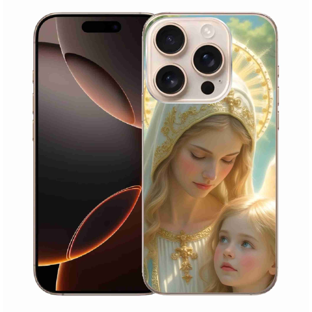 Gelový kryt mmCase na iPhone 16 Pro Max - náboženský motiv 2