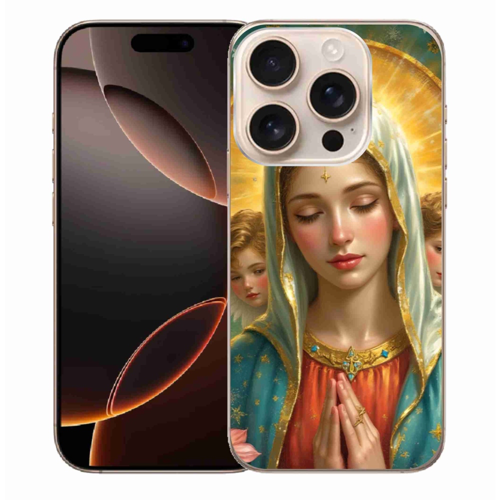 Gelový kryt mmCase na iPhone 16 Pro Max - náboženský motiv 3