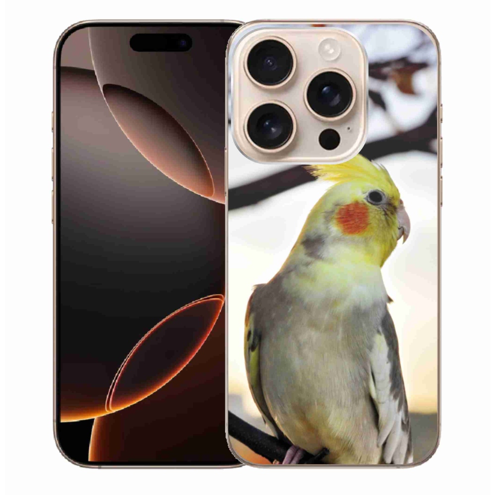 Gelový kryt mmCase na iPhone 16 Pro Max - papoušek korela