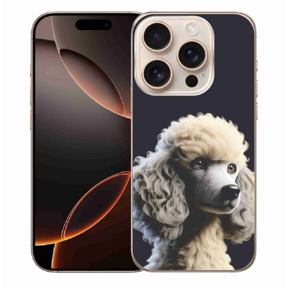 Gelový kryt mmCase na iPhone 16 Pro Max - pudl