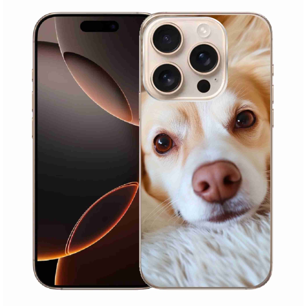 Gelový kryt mmCase na iPhone 16 Pro Max - Roztomilá čivava