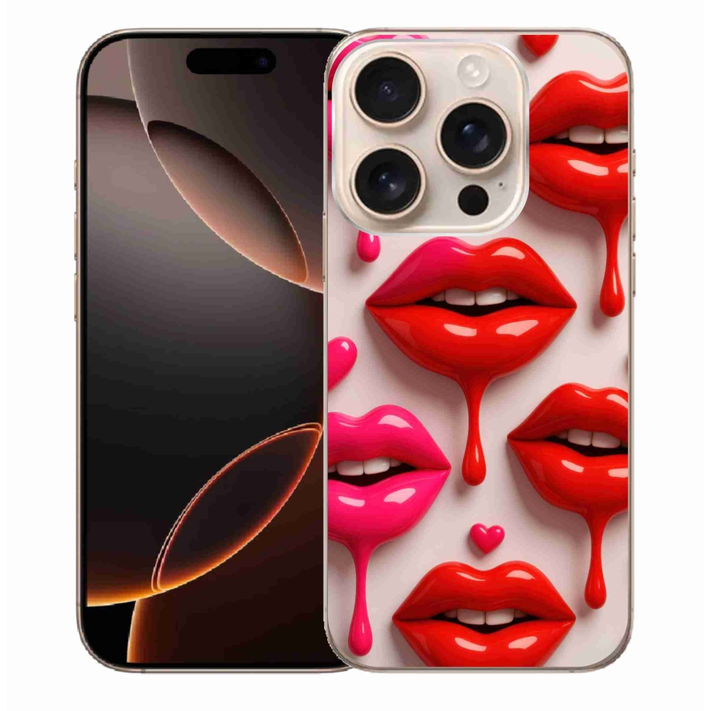 Gelový kryt mmCase na iPhone 16 Pro Max - rty 2