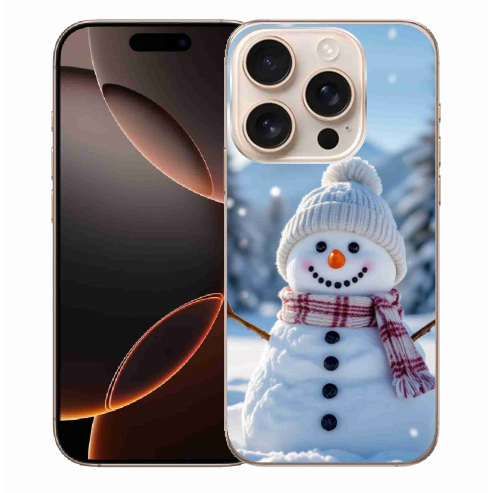 Gelový kryt mmCase na iPhone 16 Pro Max - sněhulák 3
