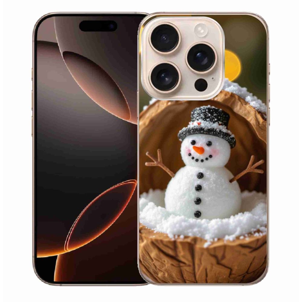 Gelový kryt mmCase na iPhone 16 Pro Max - sněhulák 4