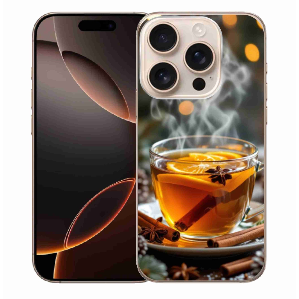Gelový kryt mmCase na iPhone 16 Pro Max - vánoční punč