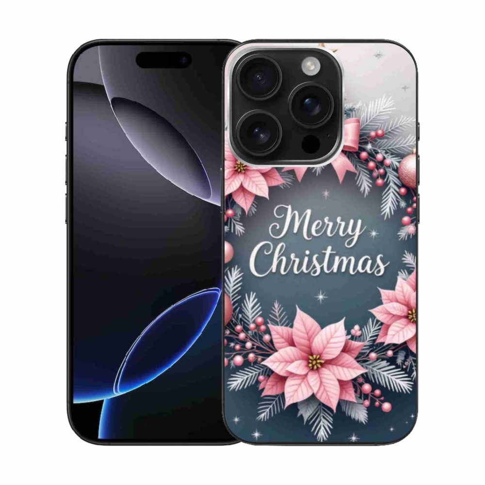 Gelový kryt mmCase na iPhone 16 Pro - merry christmas