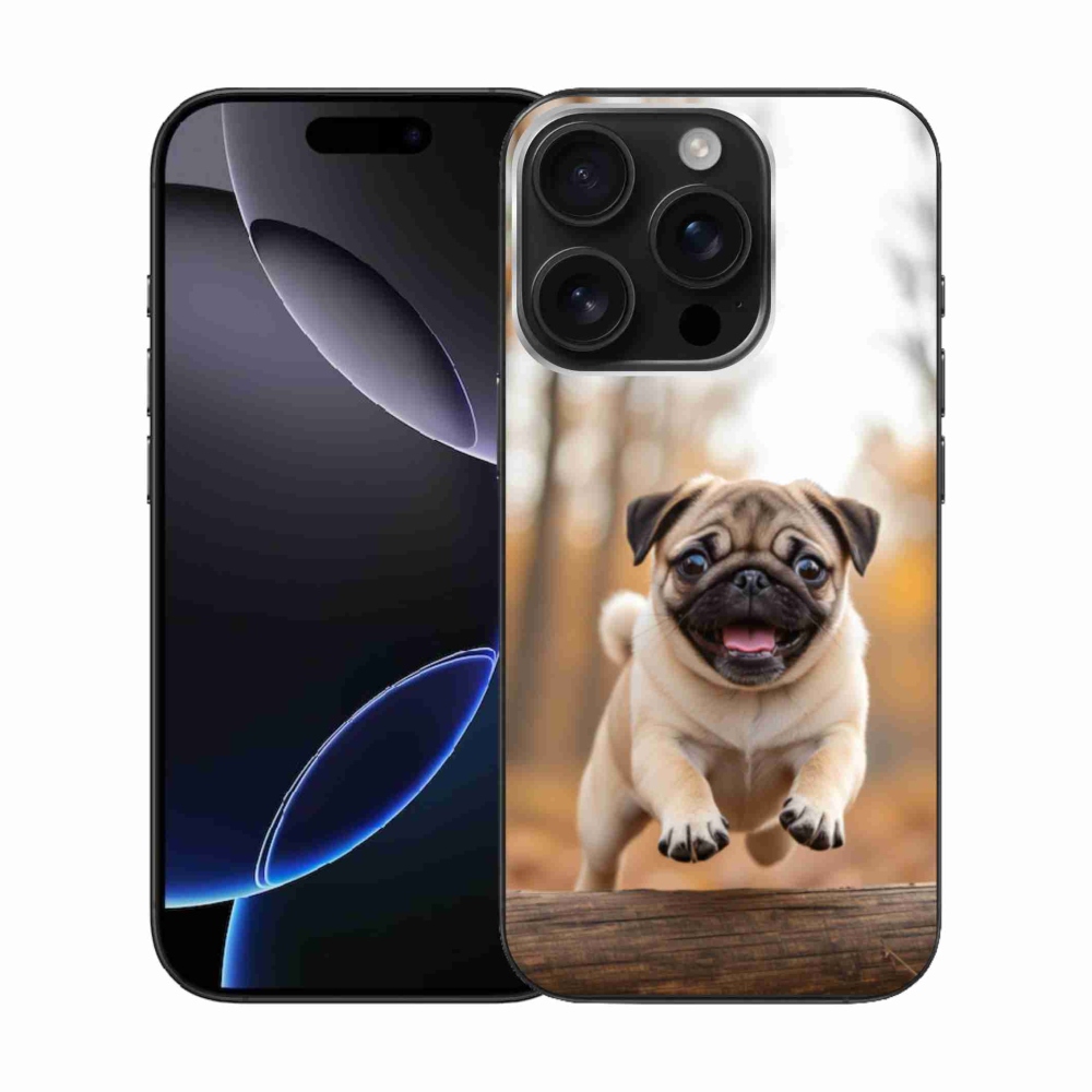 Gelový kryt mmCase na iPhone 16 Pro - mops 2