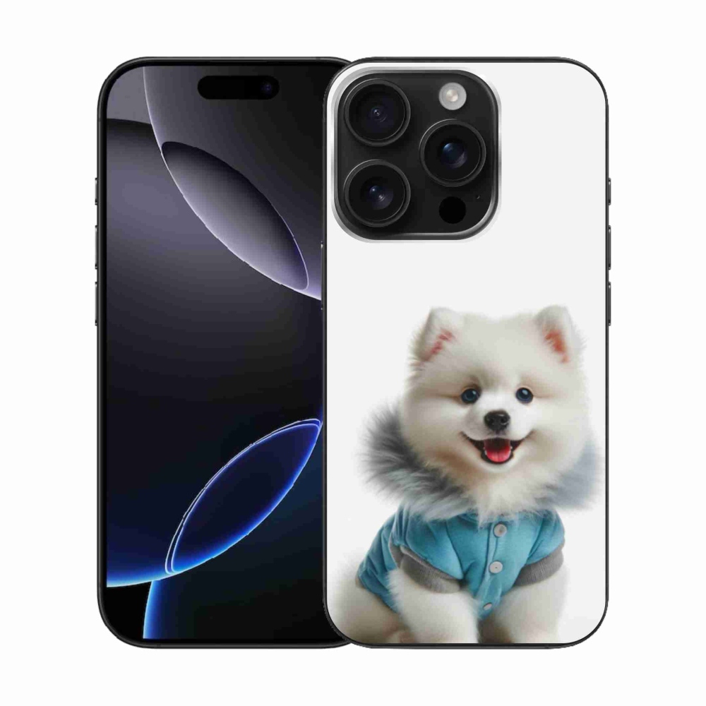 Gelový kryt mmCase na iPhone 16 Pro - pomeranian