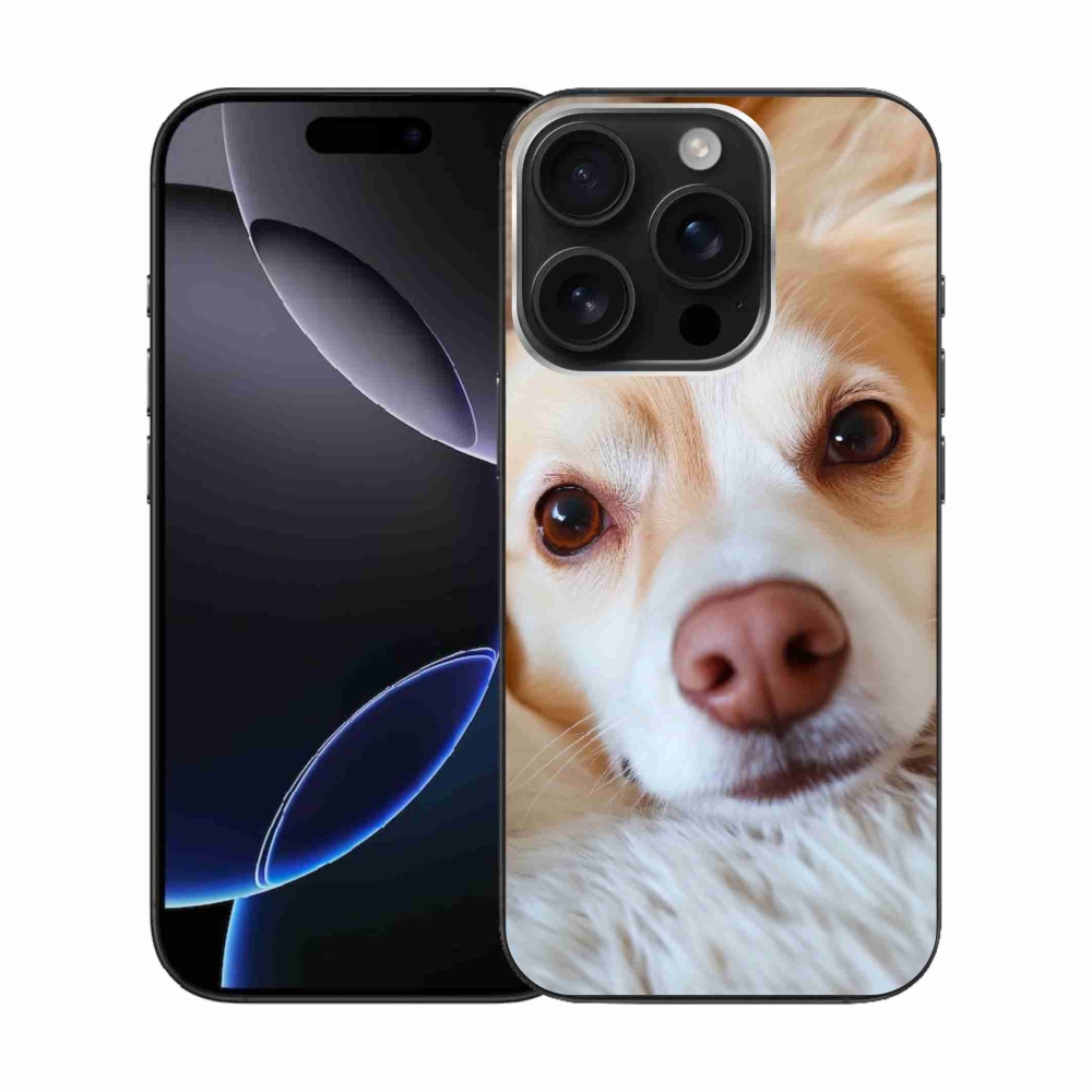 Gelový kryt mmCase na iPhone 16 Pro - Roztomilá čivava
