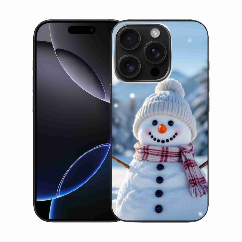 Gelový kryt mmCase na iPhone 16 Pro - sněhulák 3